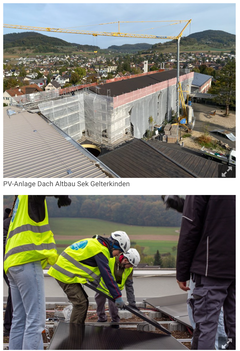 Schülerinnen und Schüler der Sekundarschule Gelterkinden gestalten die Energiezukunft