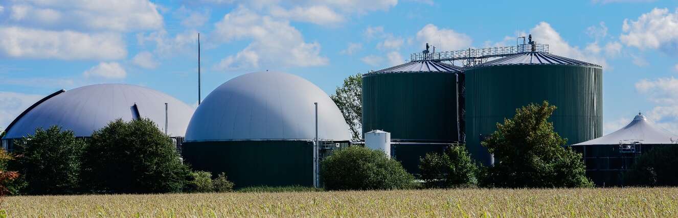 Biogasanlage für Strom- und Energieerzeugung